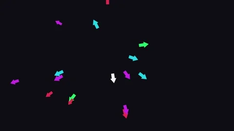 Colorful exploding particles effect with cinematic motion and soft focus in.. Stock Footage 340939869