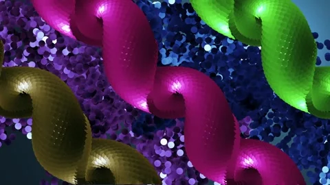 Colorful Exploding Springs. Video stock 295945575