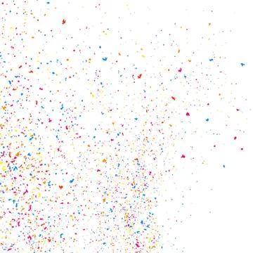 Colorful explosion of confetti. 스톡 일러스트
