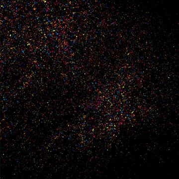 Colorful explosion of confetti. Stock Illustration