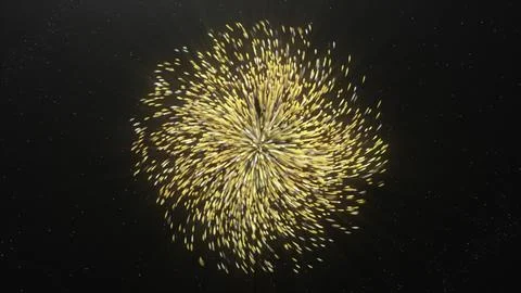 Colorful explosion of particles forming bright object. Motion. Cosmic explosion Stock Illustration