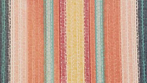 Colorful fabric pattern close up 스톡 사진