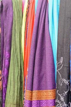 Colorful fabric Stock Photos