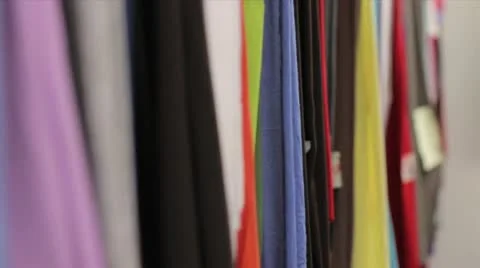 Colorful Fabrics Video stock 9261739