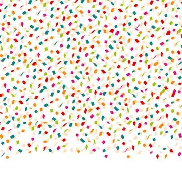 Colorful falling confetti background. Eps10 Vector. Illustrazione stock