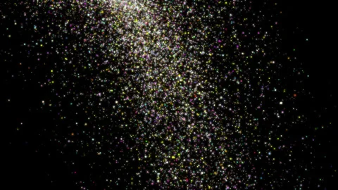 Colorful Falling Dust Video stock 275296555
