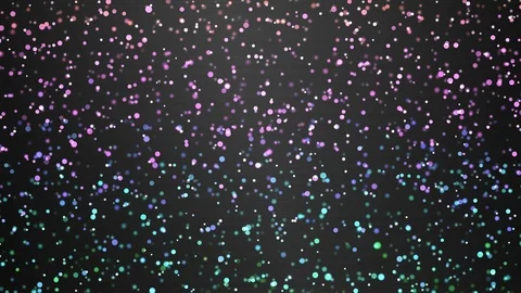 Colorful Falling Sparkling Particles Animation - Seamless Loop Rainbow Stock Footage 92178043
