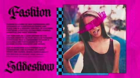 Colorful Fashion Slideshow | After Effects Stockmateriaal After Effects