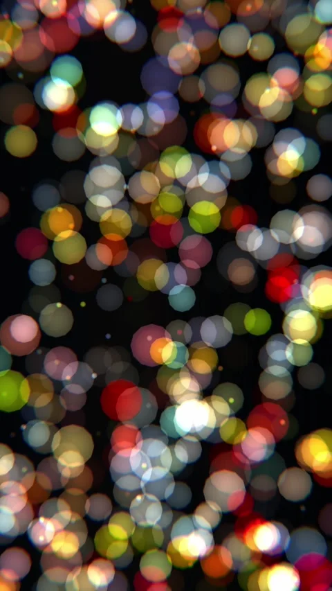 Colorful festive bokeh for vertical format Stock Footage 328874196