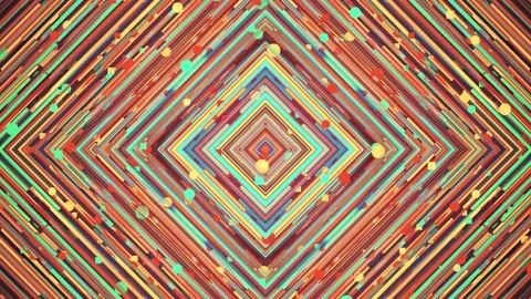 Colorful Festive Geometric Pattern Stock Footage 152949250