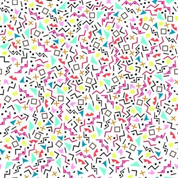 Colorful festive seamless pattern. Ilustração Stock