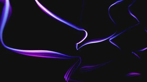 Colorful Fiber Strings Motion Background 3d illustration Illustrazione stock