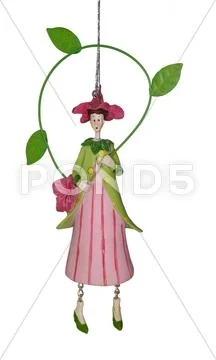 Colorful figure isolated on white Stock Photos