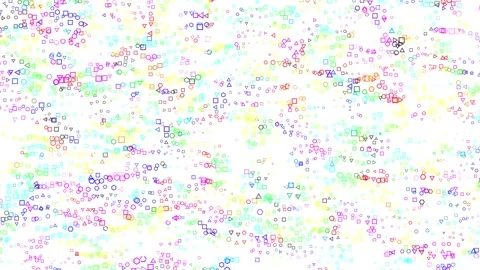 Colorful Figures Light 動画素材 157929549