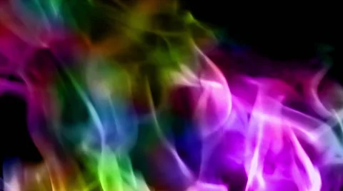 Colorful Fire Flames Stock Footage 49253013