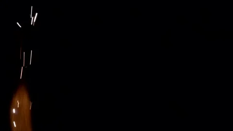 Colorful fire multi colored fire sparks. Fire sparks animation Stock Footage 150435161