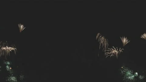 Colorful firework in 8K resolution 7680x4320. launch of the festive fireworks Vídeos de archivo 209868517