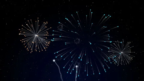 Colorful of firework for celebration Stock Footage 119620502