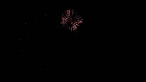 Colorful firework display Stock Footage 89660265