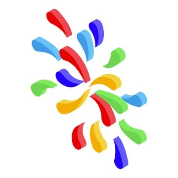 Colorful firework exploding in the sky celebrating a festive event Stockillustratie