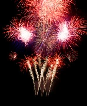 Colorful firework Stock Photos
