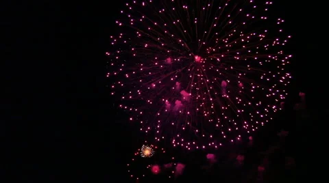 Colorful Fireworks Celebration Stock Footage