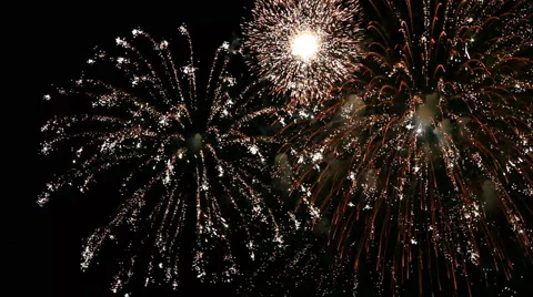 Colorful Fireworks Celebration Stock Footage