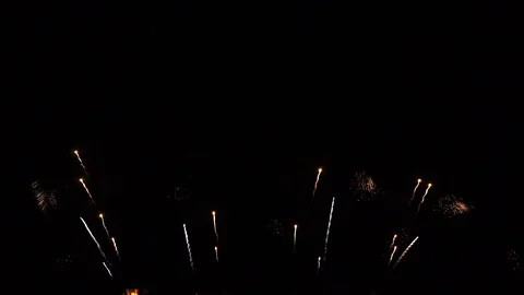 Colorful fireworks display night background 스톡 동영상 123774863