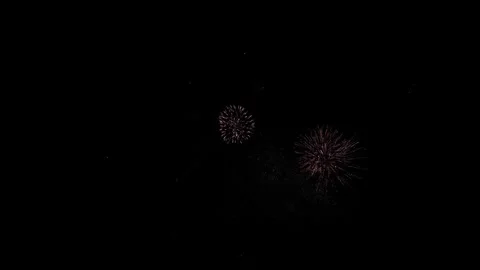 Colorful fireworks explode in night sky during celebration 스톡 동영상 341903756