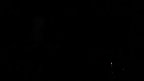 Colorful fireworks exploding in the air at night Stock Footage 133026546