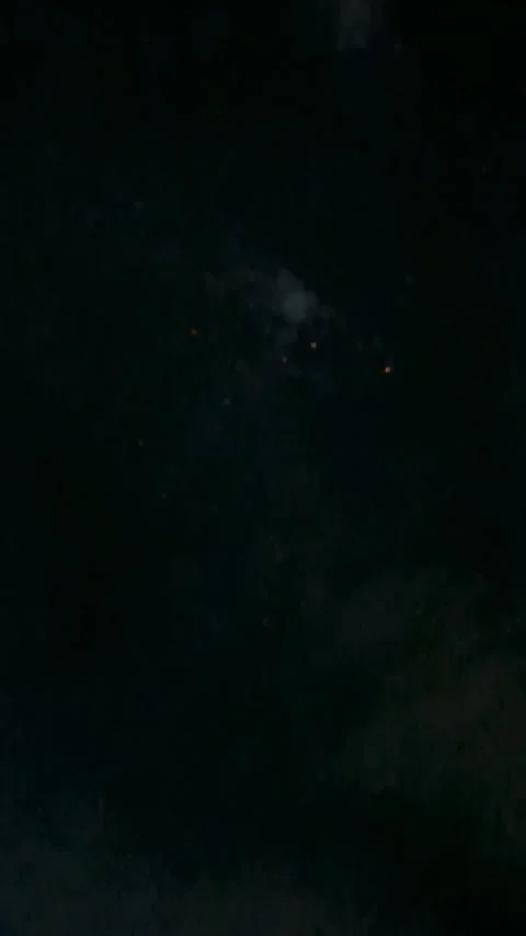 Colorful Fireworks Exploding in Night Sky Stock Footage 331417912