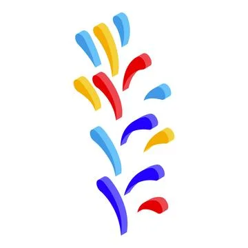 Colorful fireworks exploding in the night sky celebrating a festive event Illustrazione stock