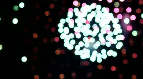 Colorful fireworks Stock Footage 11309991