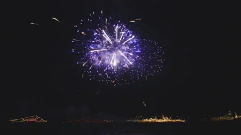 Colorful fireworks Stock Footage 41754328