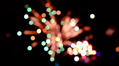 Colorful fireworks Stock Footage 48438167