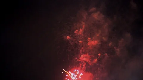 Colorful fireworks Stock Footage 85708279