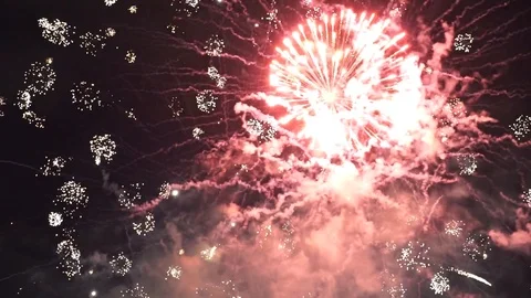 Colorful fireworks Stock Footage 112630126