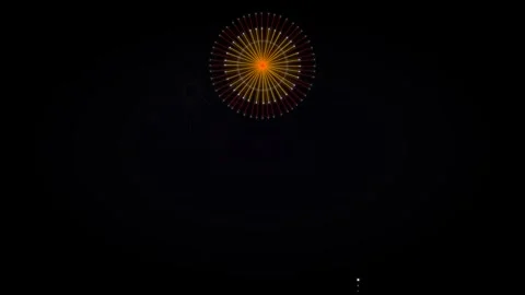 Colorful Fireworks Motion Display with Bright Explosions and Dynamic Lights. 動画素材 342527014