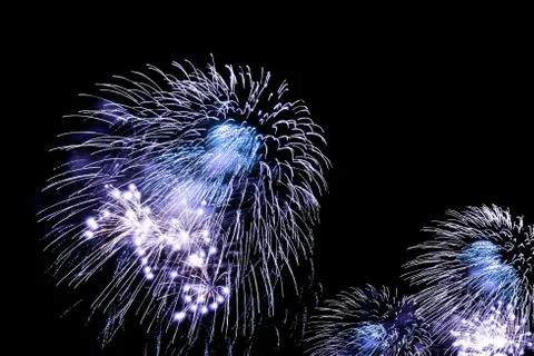 Colorful fireworks Stock Photos