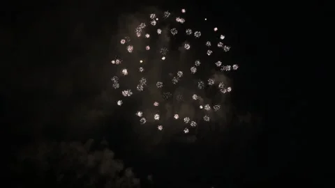 Colorful fireworks on the sky Video stock 234552885