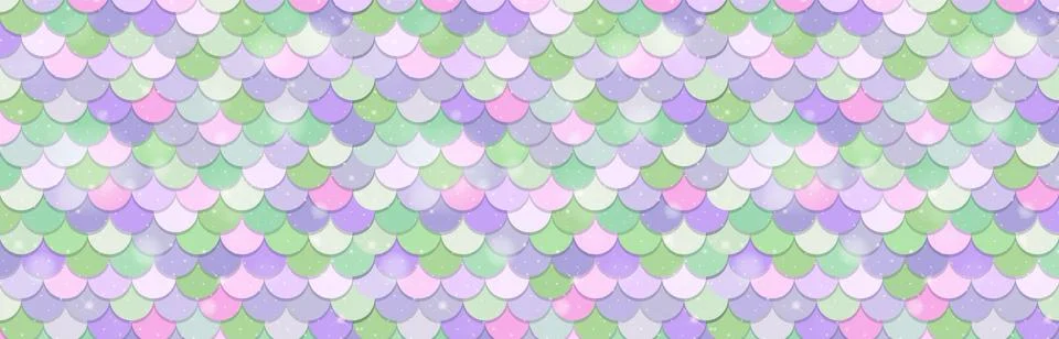 Colorful Fish Scale Pattern Background Stock Illustration