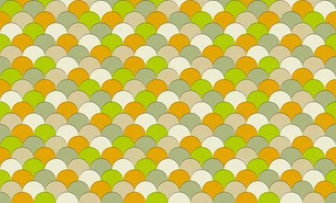 Colorful fish scale pattern Stock Illustration