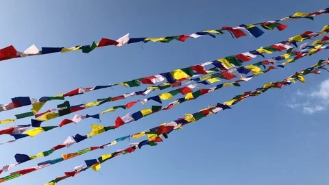 Colorful Flag Stock Footage 100495259