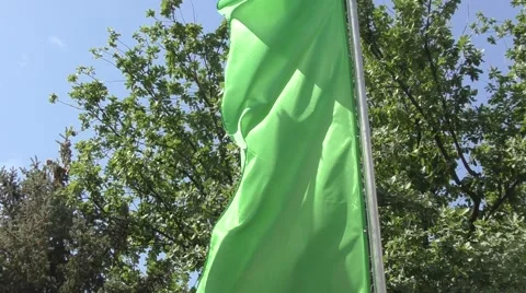 Colorful flags are swaying in the wind Stock Footage 68320426