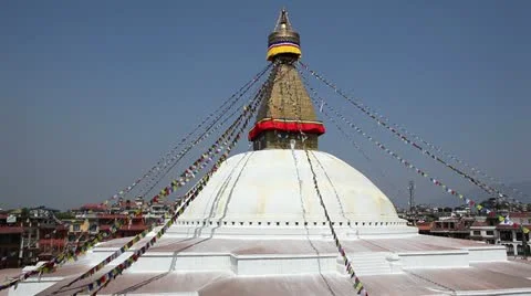 Colorful flags Stock Footage 24673549