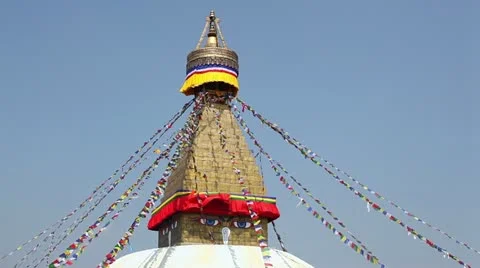 Colorful flags Video stock 24673628