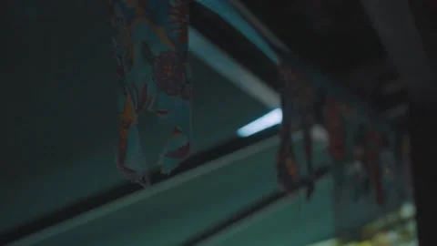 Colorful flags from thhe cieling Stock-Footage 151898455