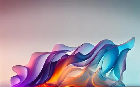 Colorful Flames Background Stock Illustration