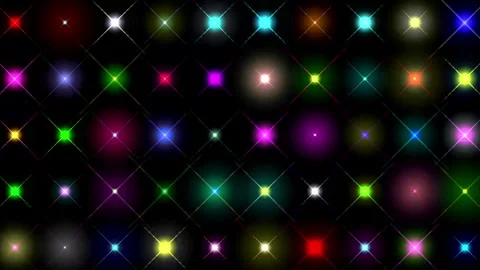 Colorful flash lights pattern motion graphics with plain black background Video stock 328488072