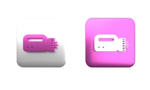 Colorful Flashlight for diver icon isolated on white background. Diving und.. Stock Photos